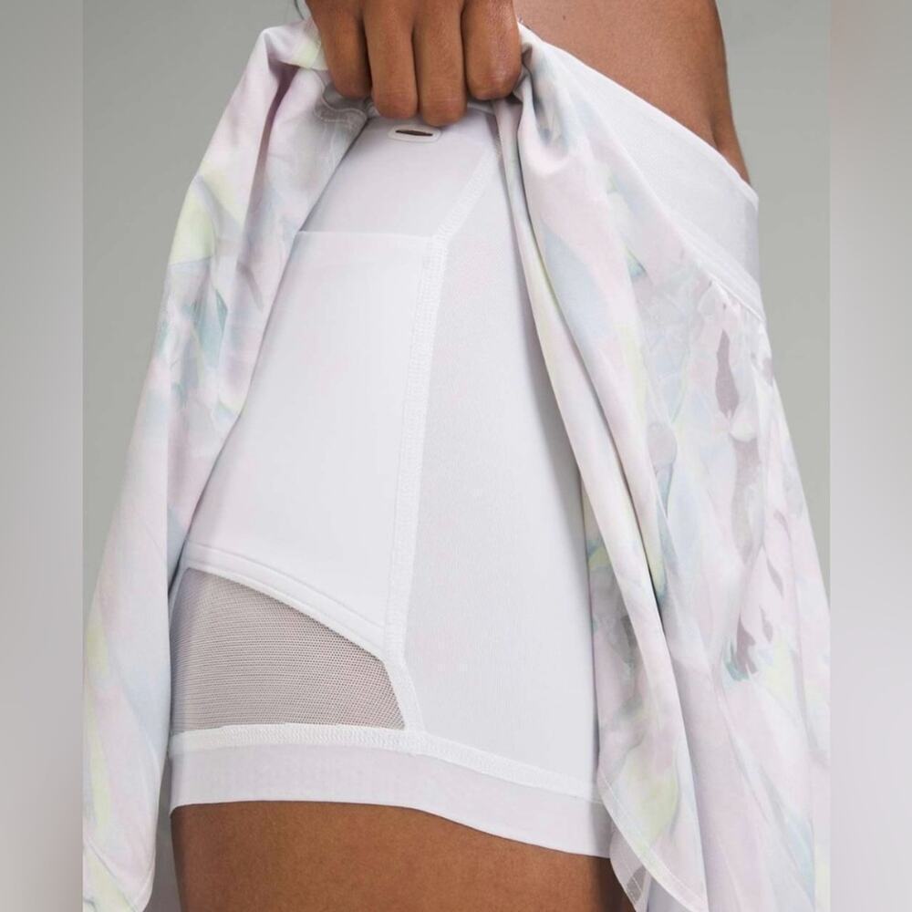 Lululemon Court Rival High-Rise Skirt Marble Meadow Sweet Pink Multi Sz 2 - Picture 16 of 16